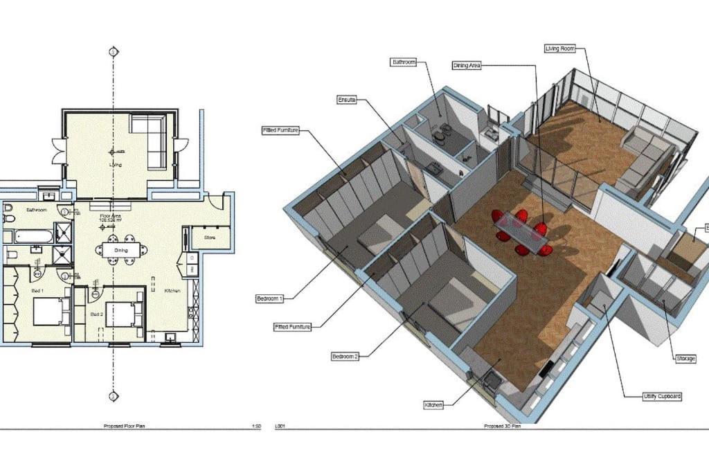 Superb Penthouse With 2 Bathrooms And Roof Terrace Londra